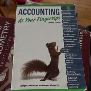 Squirrel-Themed Accounting Book Cover